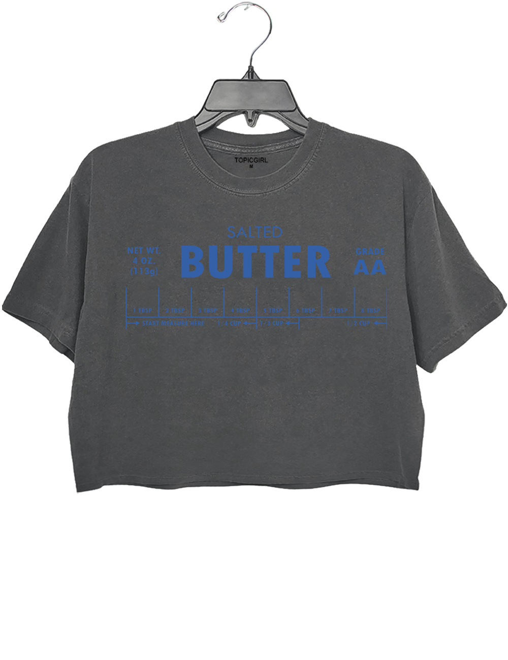 Foodie Chef Salted Butter Crop Top