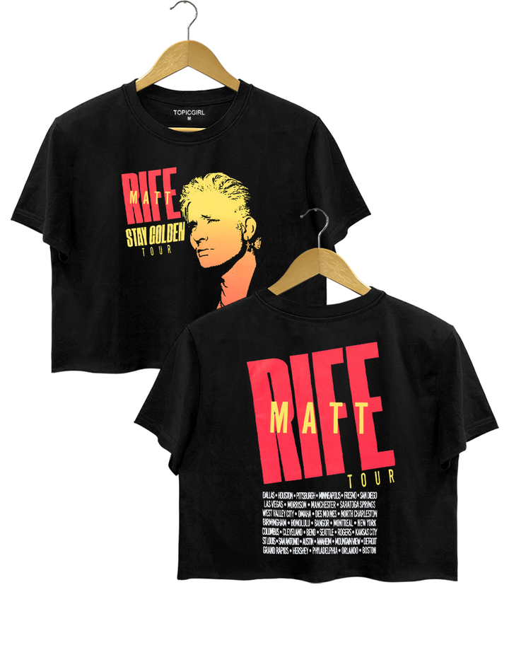 Stay Golden Tour Crop Top