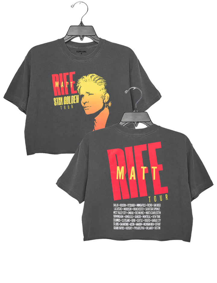 Stay Golden Tour Crop Top