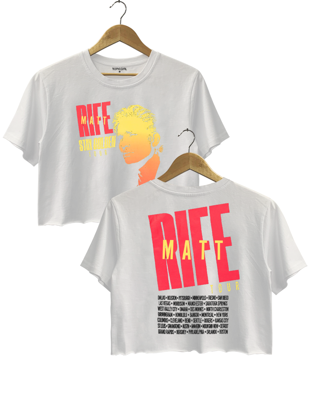 Stay Golden Tour Crop Top