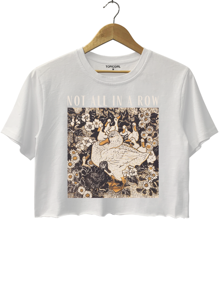 Not All In A Row Crop Top