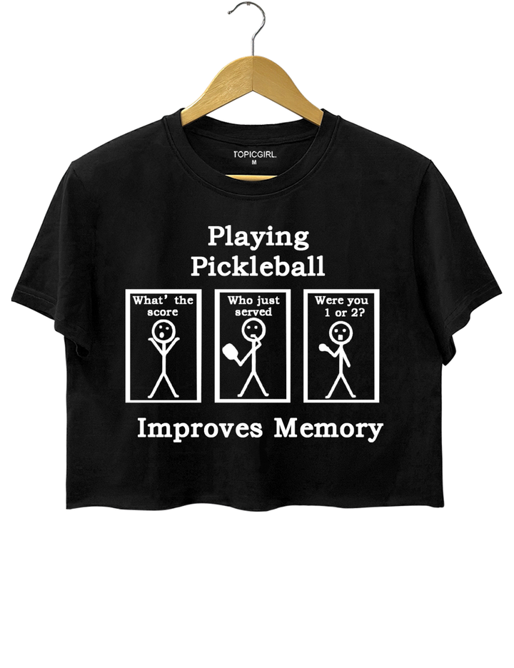 Playing Pickleball Improves Memory Crop Top