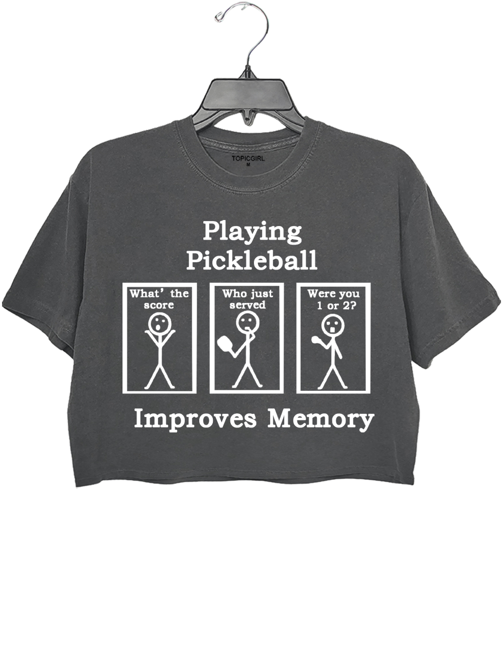 Playing Pickleball Improves Memory Crop Top