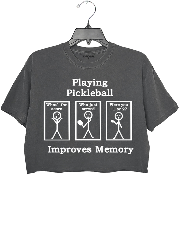 Playing Pickleball Improves Memory Crop Top