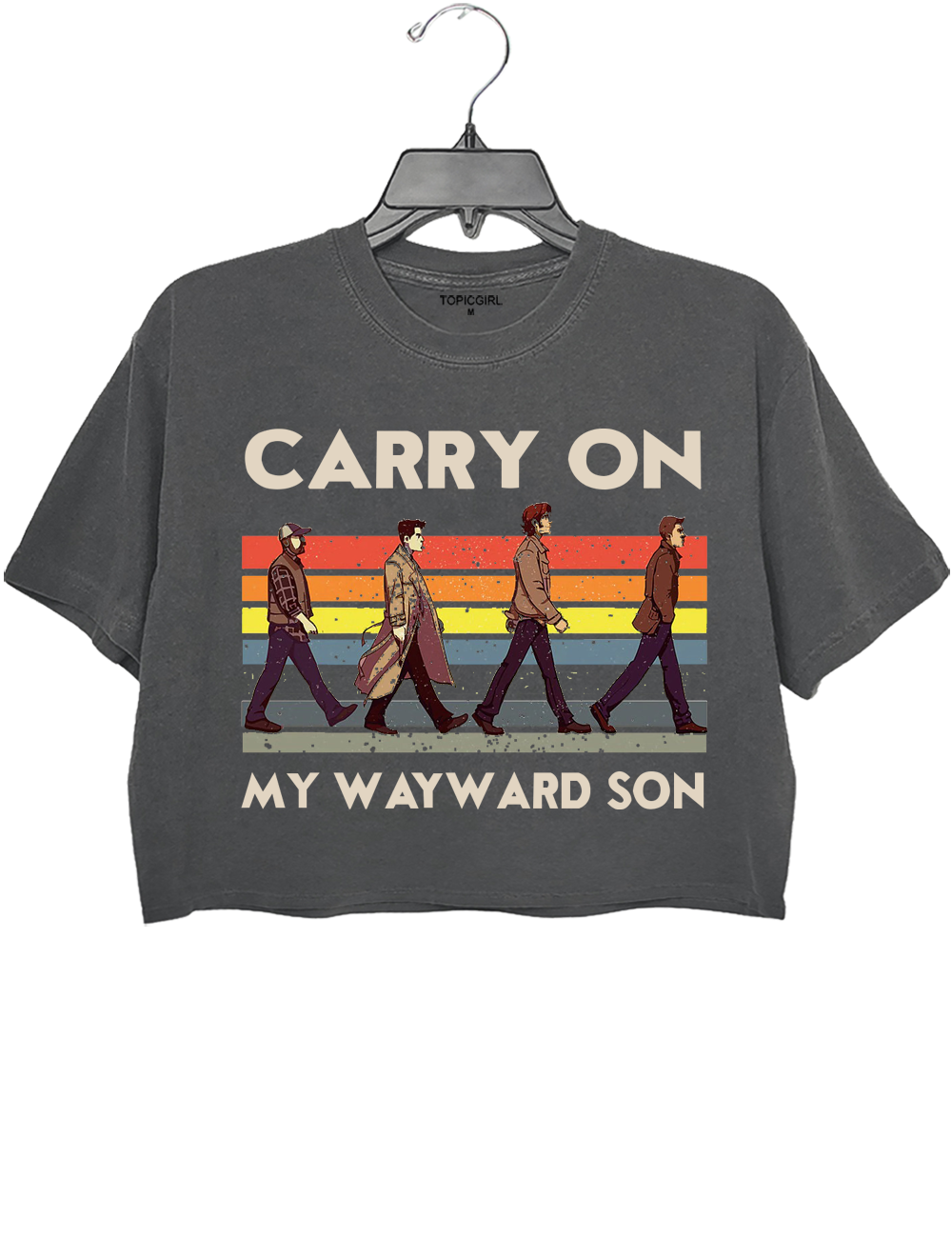 Supernatural Carry On My Wayward Son Crop Top