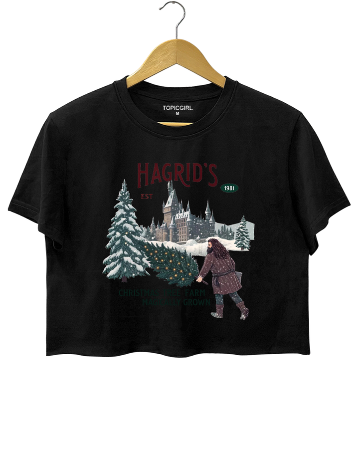 Magical Tree Farm Christmas Crop Top