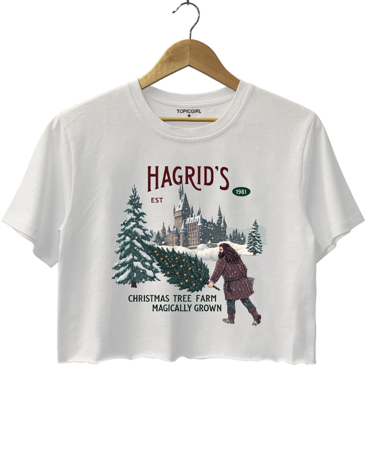 Magical Tree Farm Christmas Crop Top