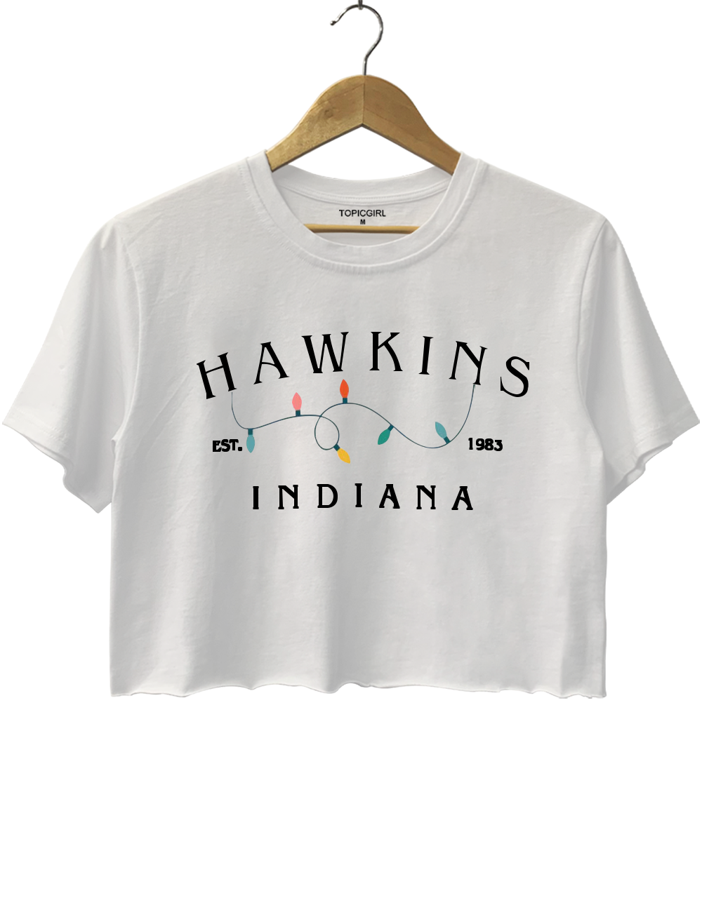 Stranger Things HAWKINS INDIANA Crop Top