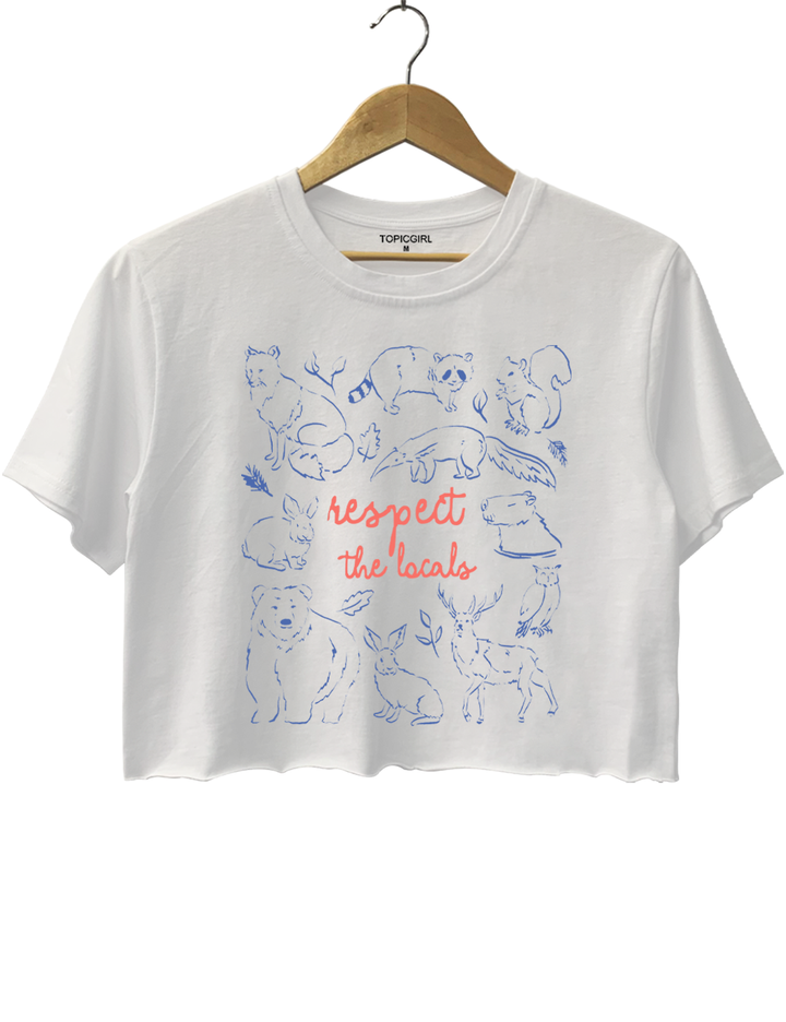Respect The Locals Crop Top