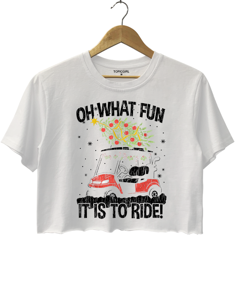 Oh What Fun It Is To Ride Crop Top
