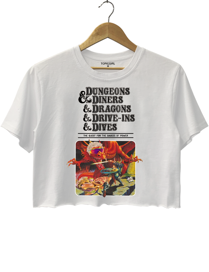 Dungeons Diners Crop Top
