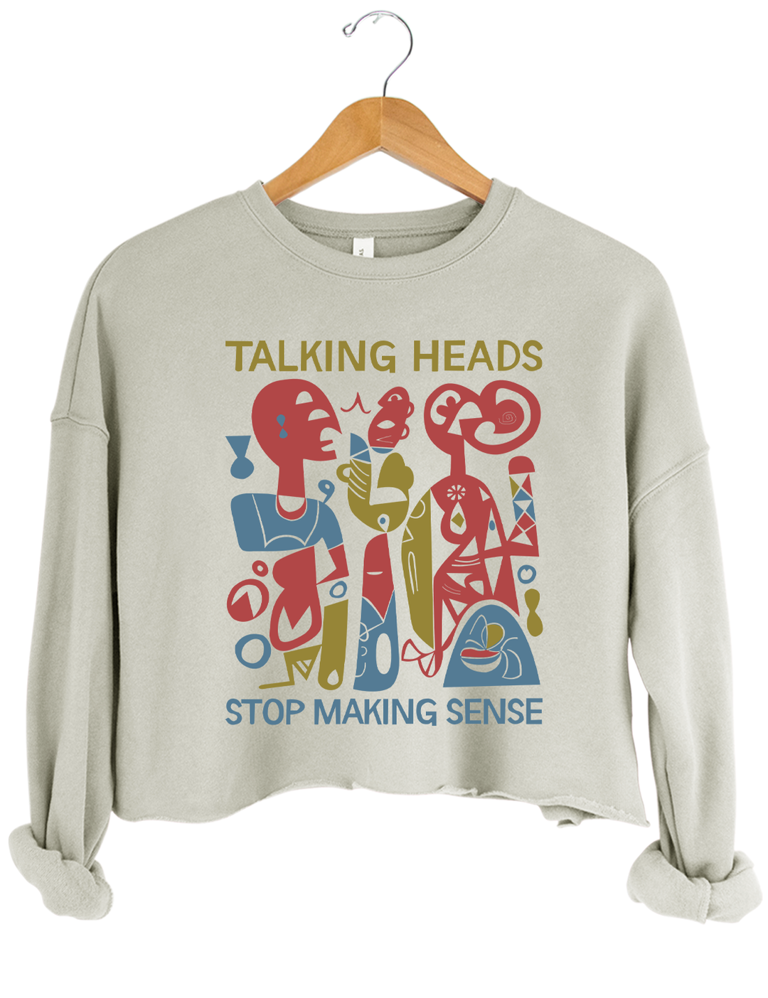 Talking Heads Stop Making Sense Crop Sweatshirt