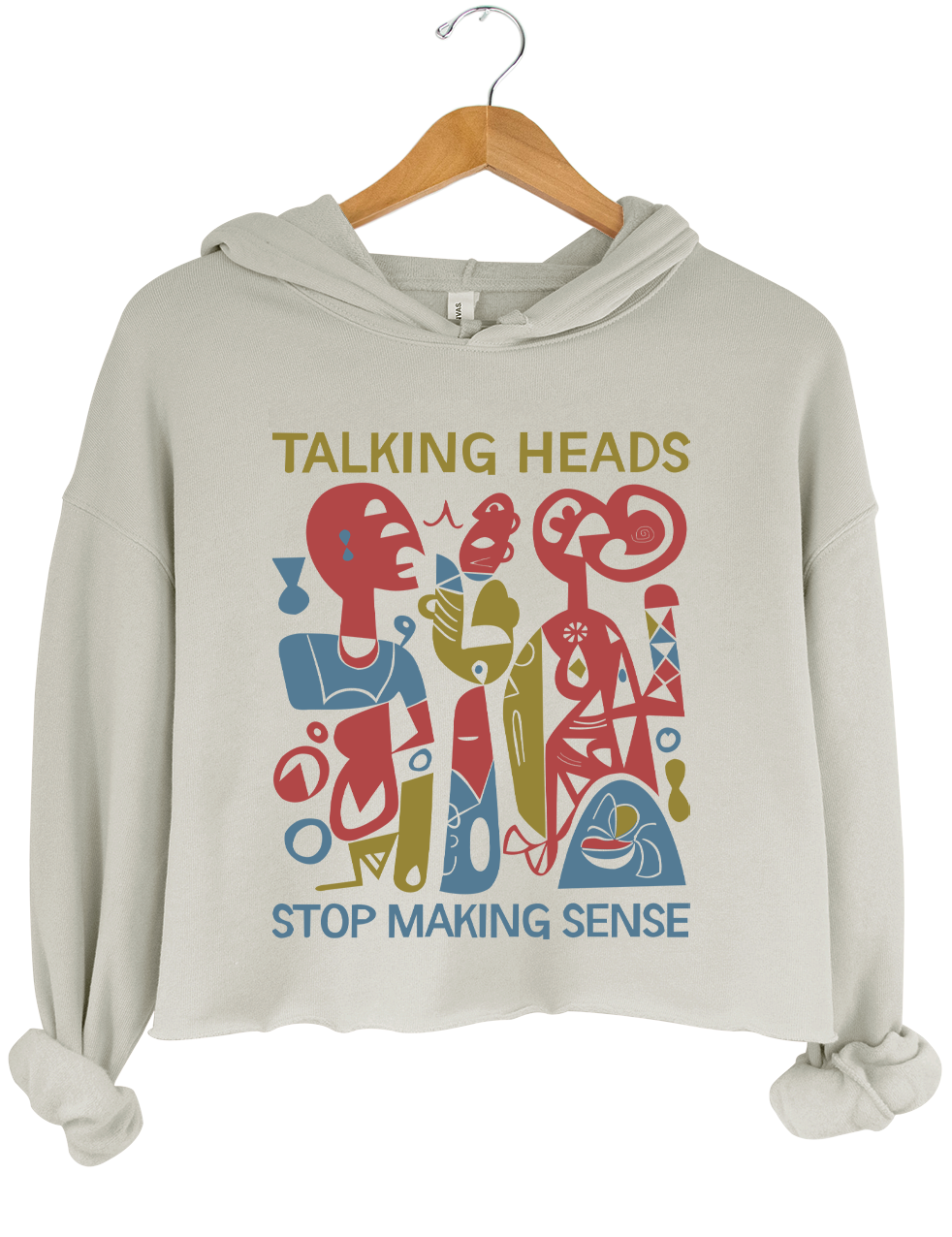 Talking Heads Stop Making Sense Crop Hoodie