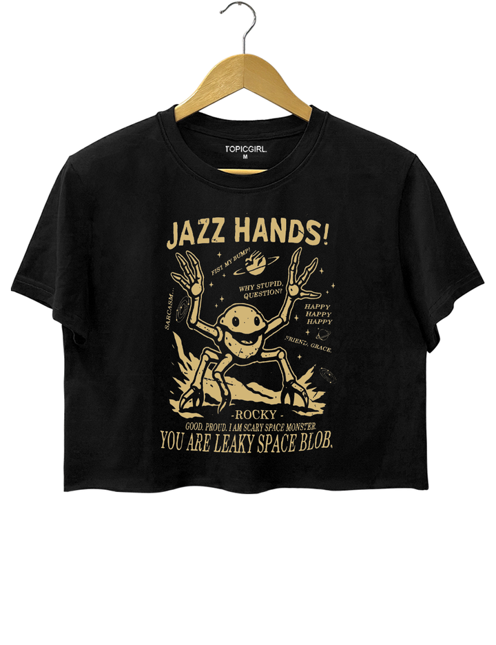 Project Hail Mary Jazz Hands Crop Top