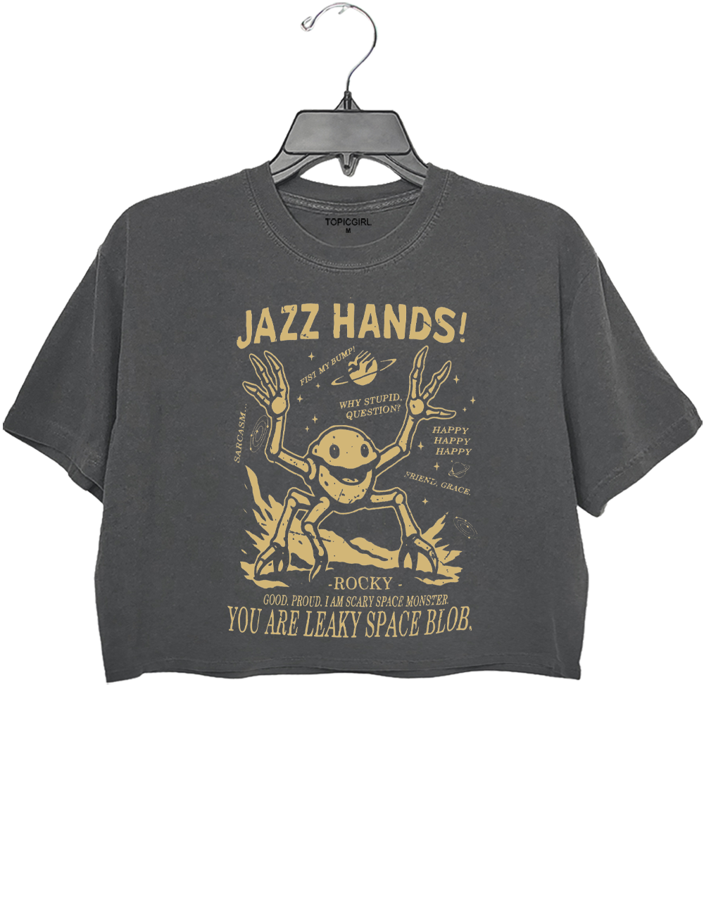 Project Hail Mary Jazz Hands Crop Top