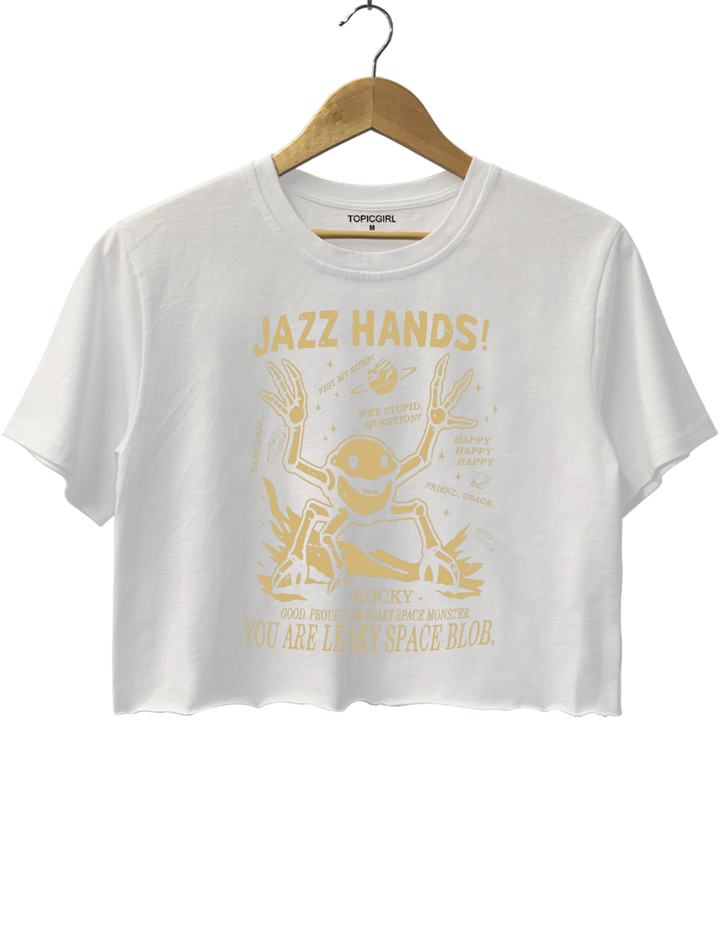 Project Hail Mary Jazz Hands Crop Top