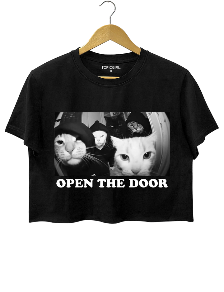 Open The Door Crop Top