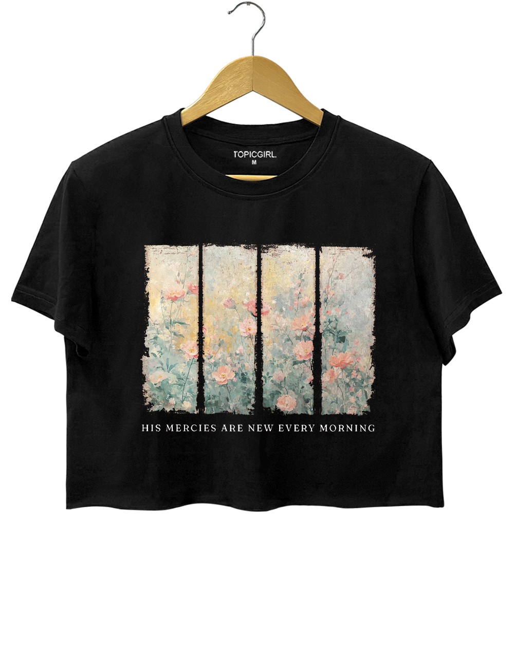 His Mercies Are New Every Morning Crop Top