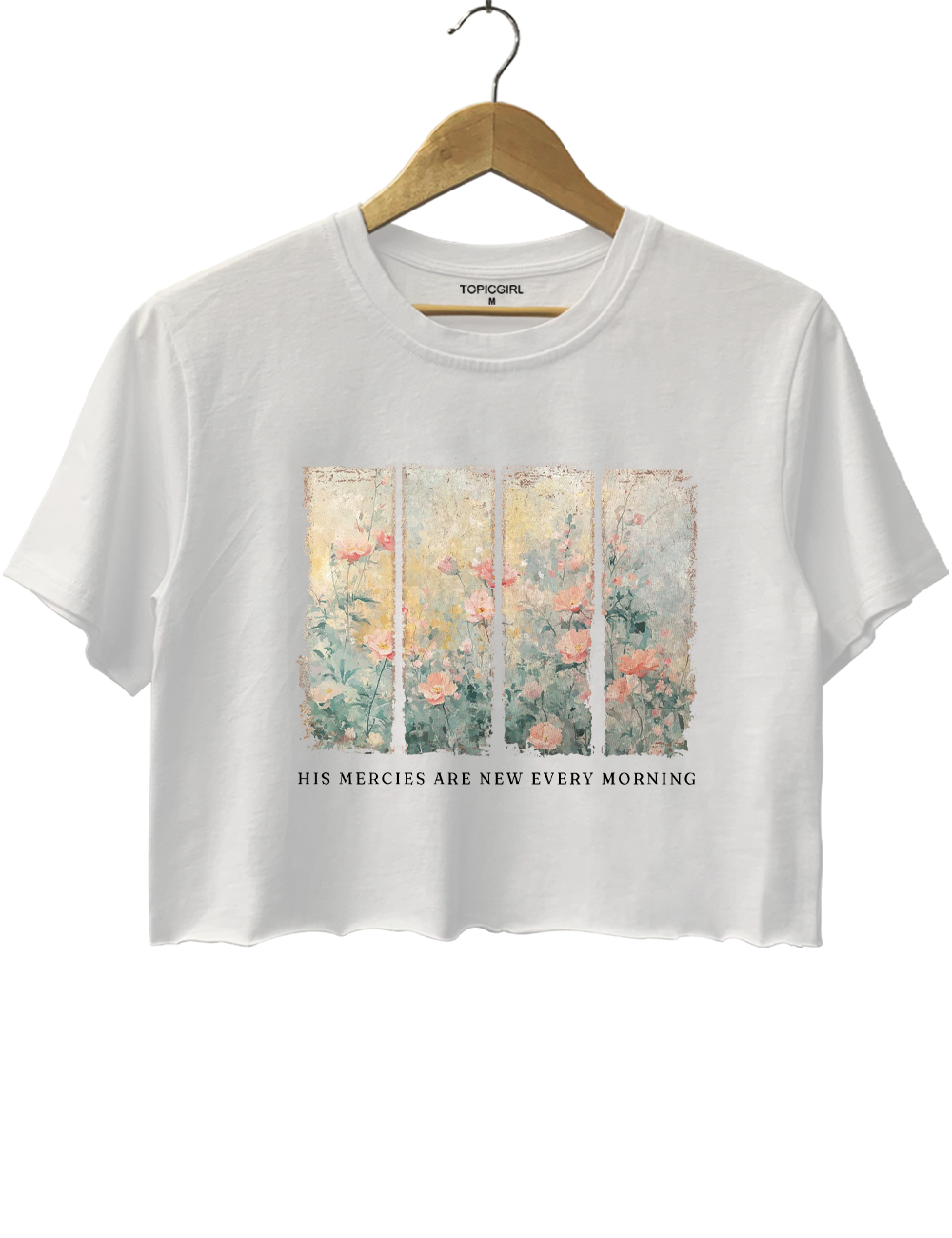 His Mercies Are New Every Morning Crop Top