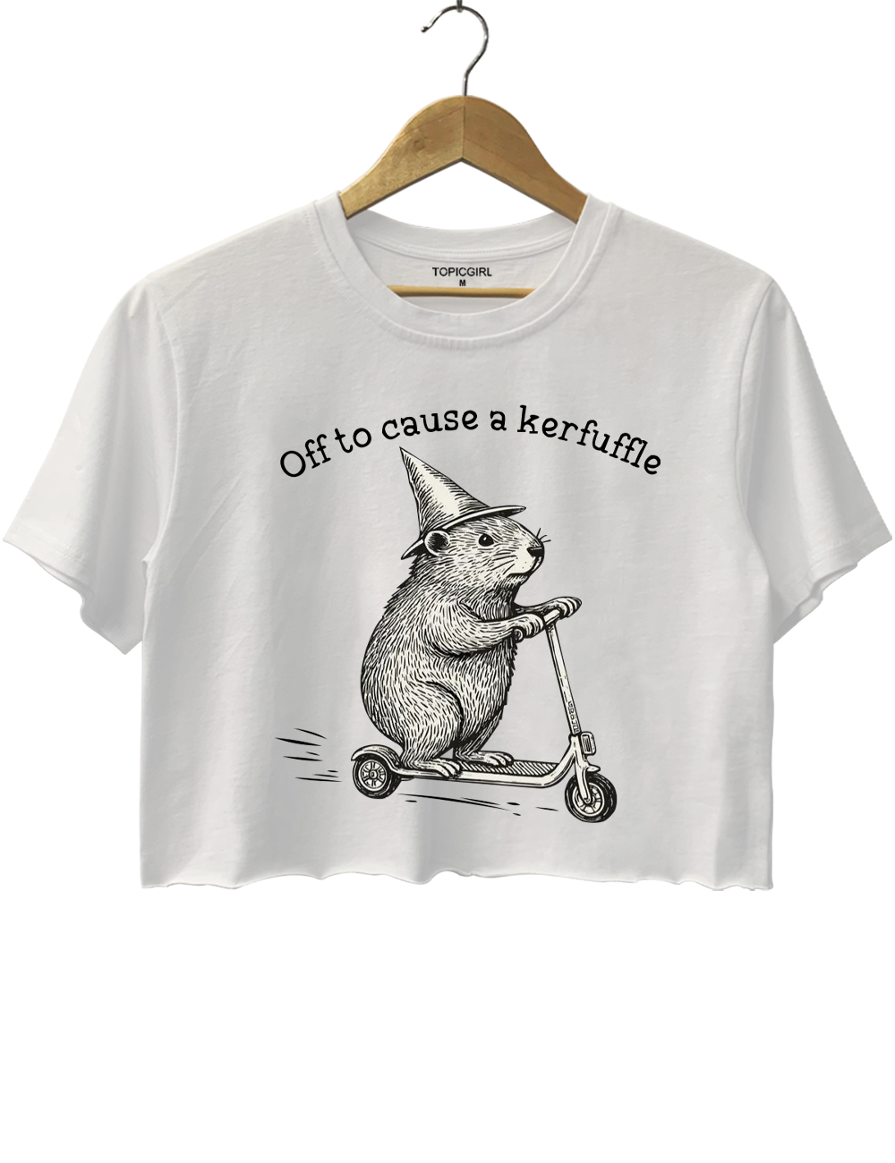 Off To Cause A Kerfuffle Crop Top