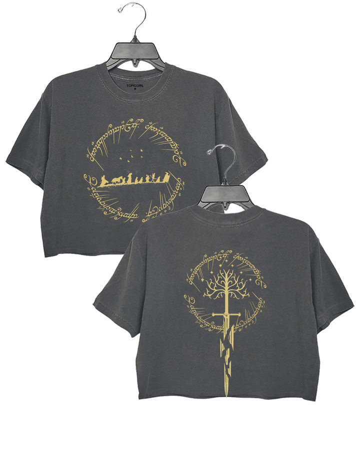 Shards of Narsil Crop Top