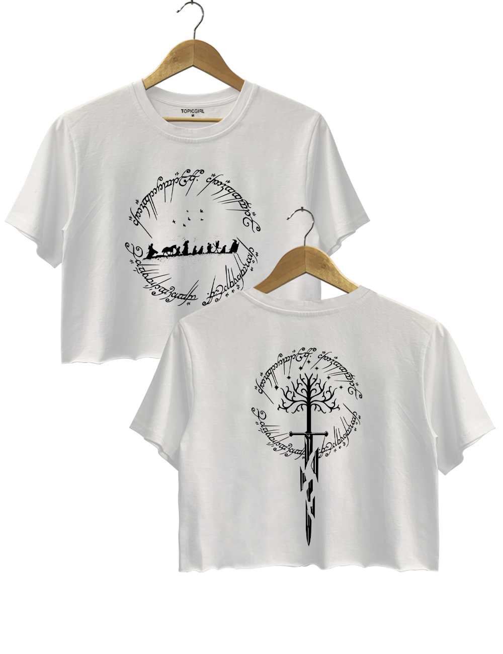 Shards of Narsil Crop Top