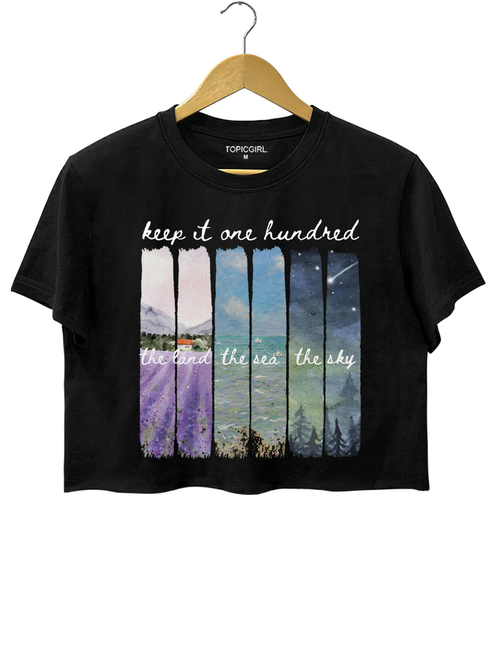 Keep It One Hundred Crop Top