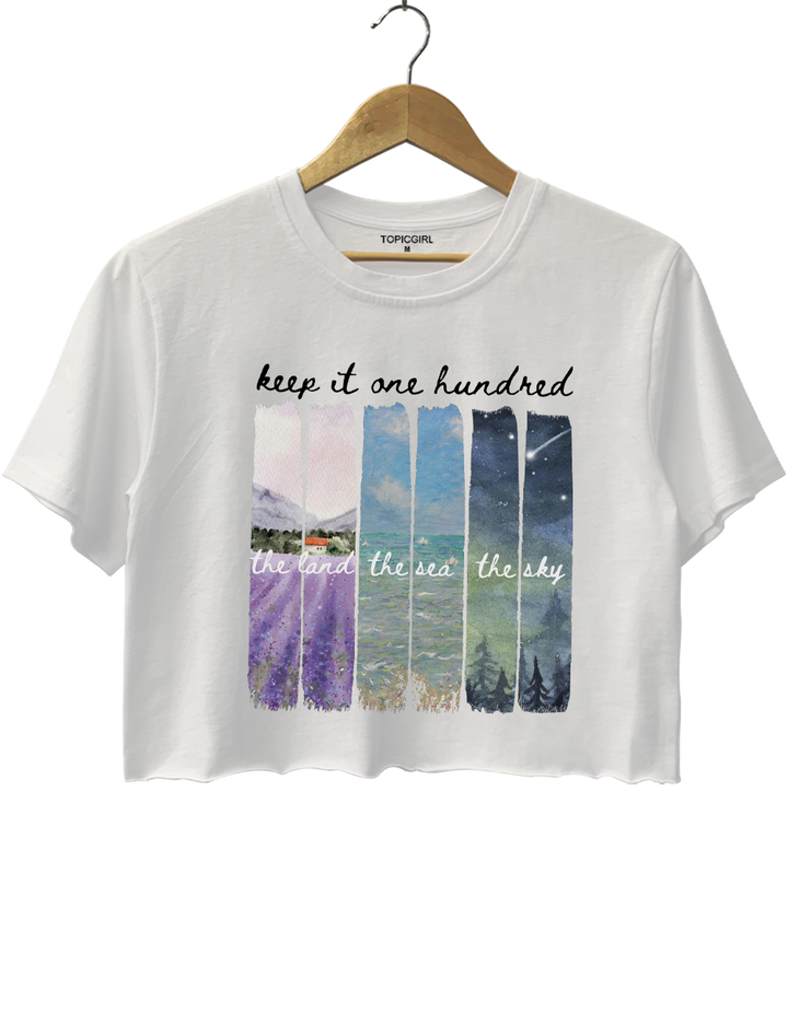 Keep It One Hundred Crop Top
