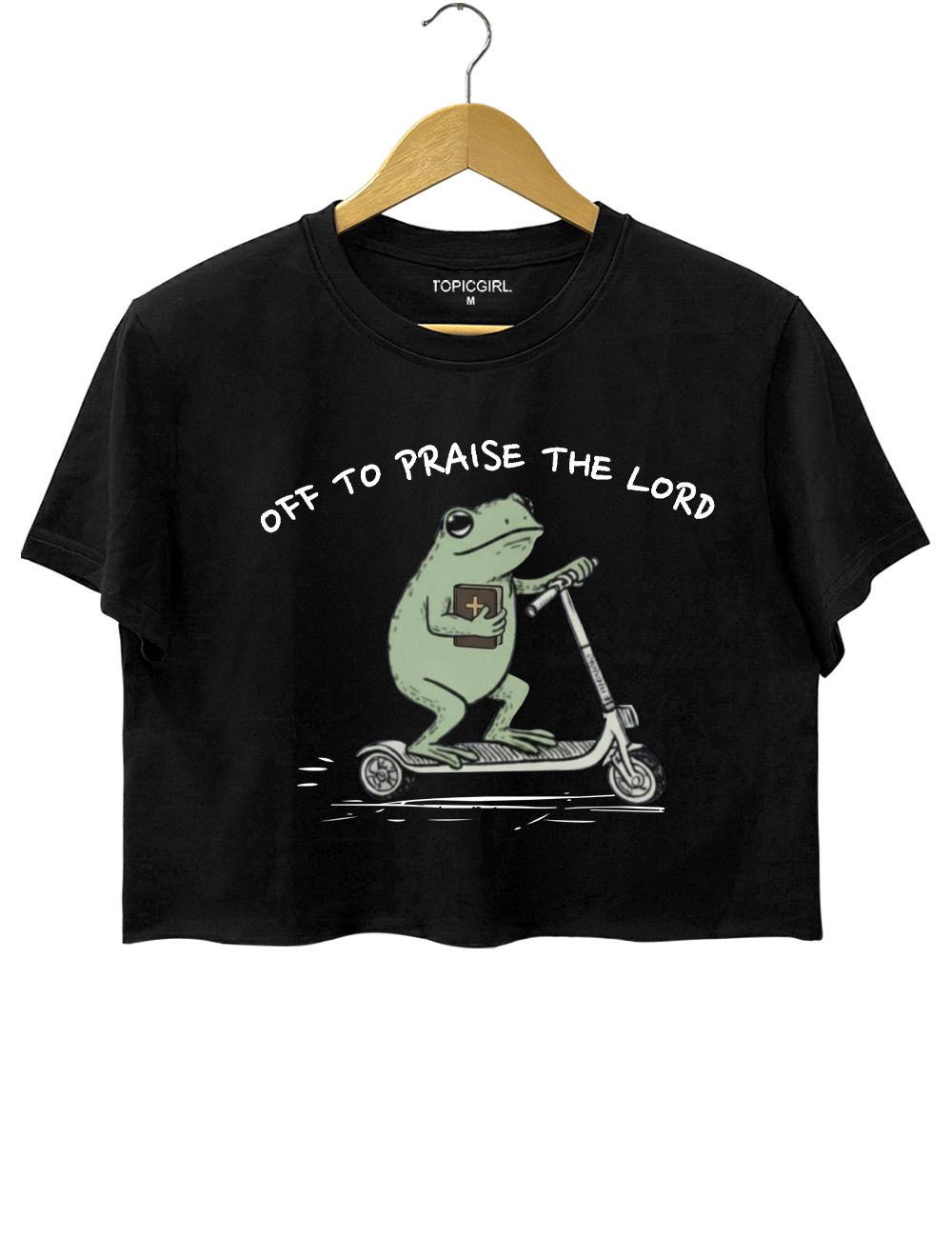 Off To Praise The Lord Crop Top