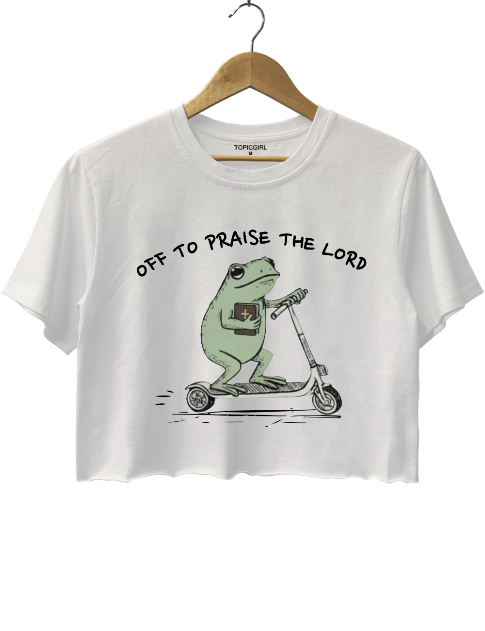 Off To Praise The Lord Crop Top