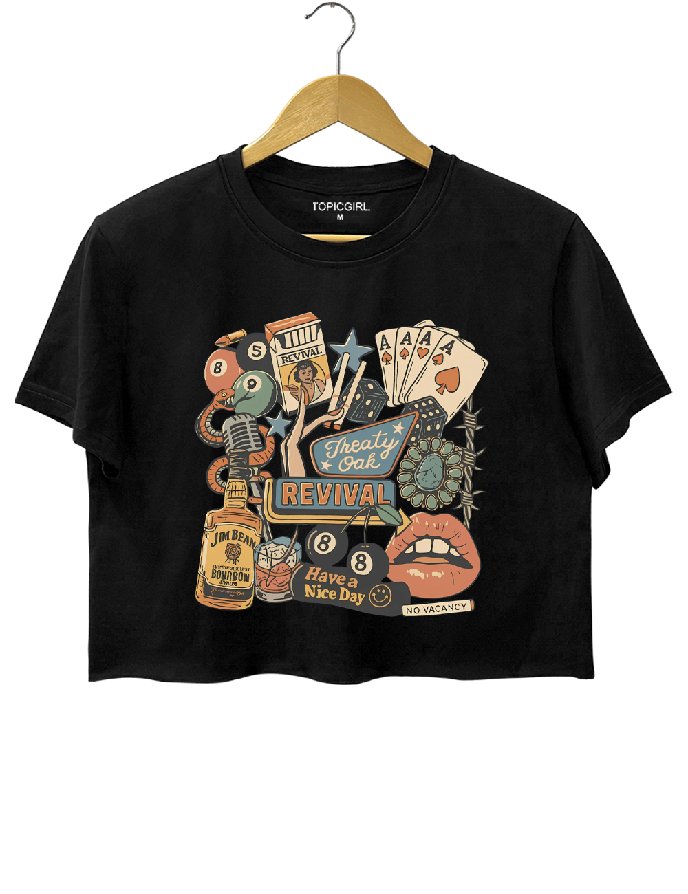 Treaty Oak Revival Crop Top