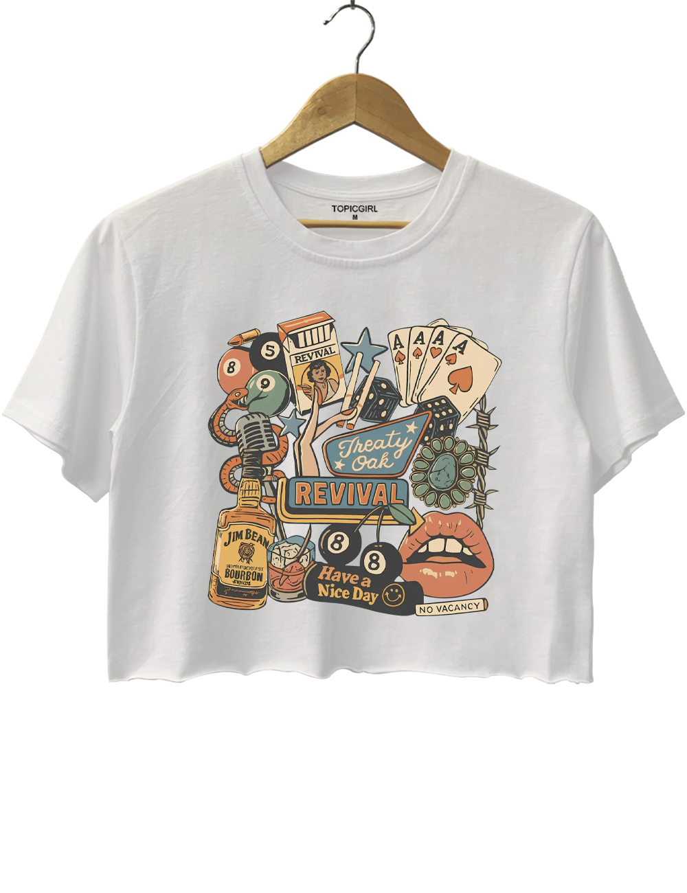 Treaty Oak Revival Crop Top