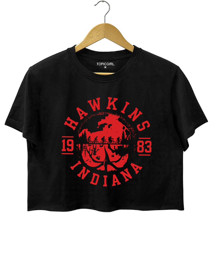 Hawkins Indiana Crop Top
