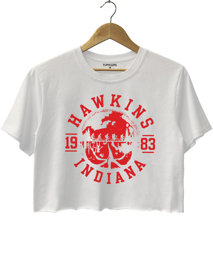 Hawkins Indiana Crop Top