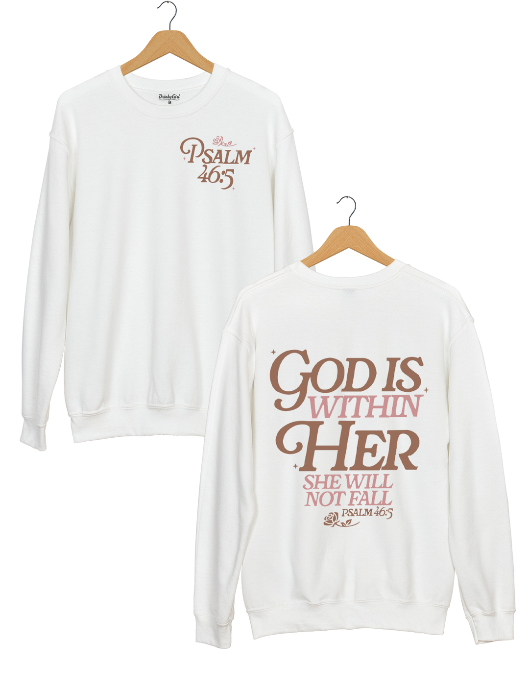 God Is Within Her Psalm 46:5 Sweatshirt