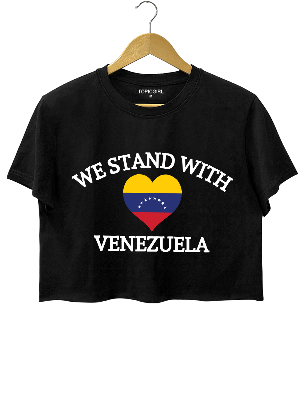 We Stand With Venezuela Crop Top