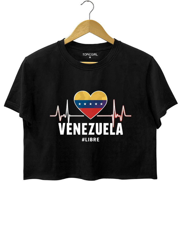 Venezuela Libre Crop Top