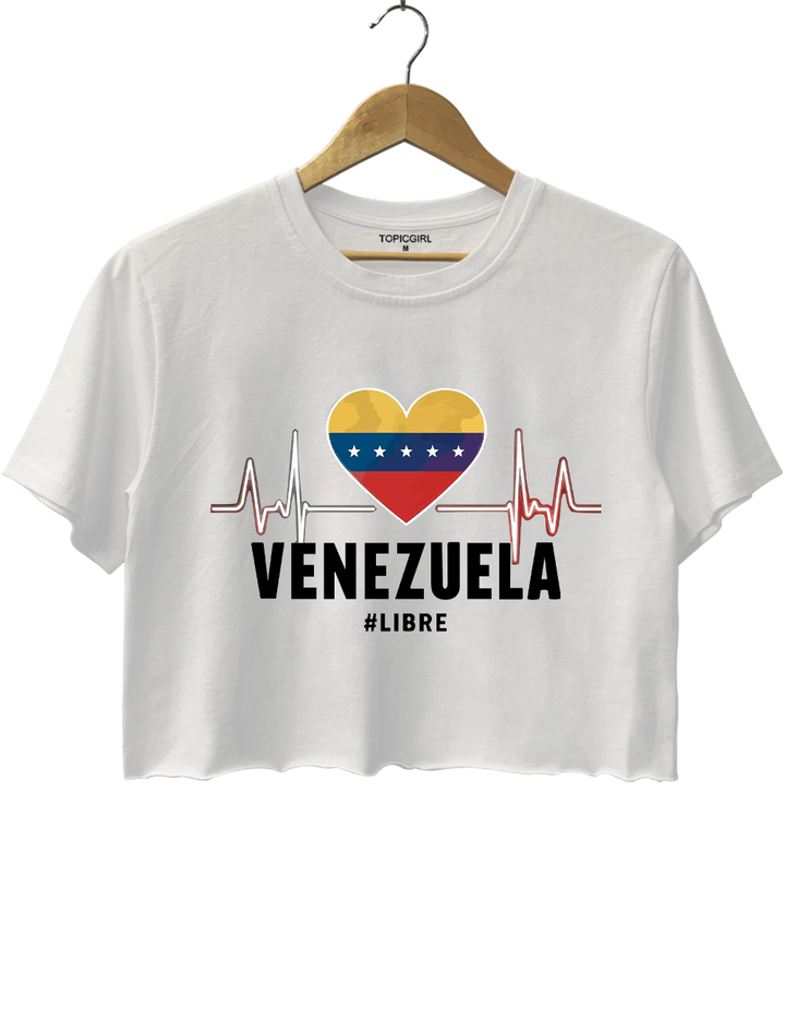 Venezuela Libre Crop Top
