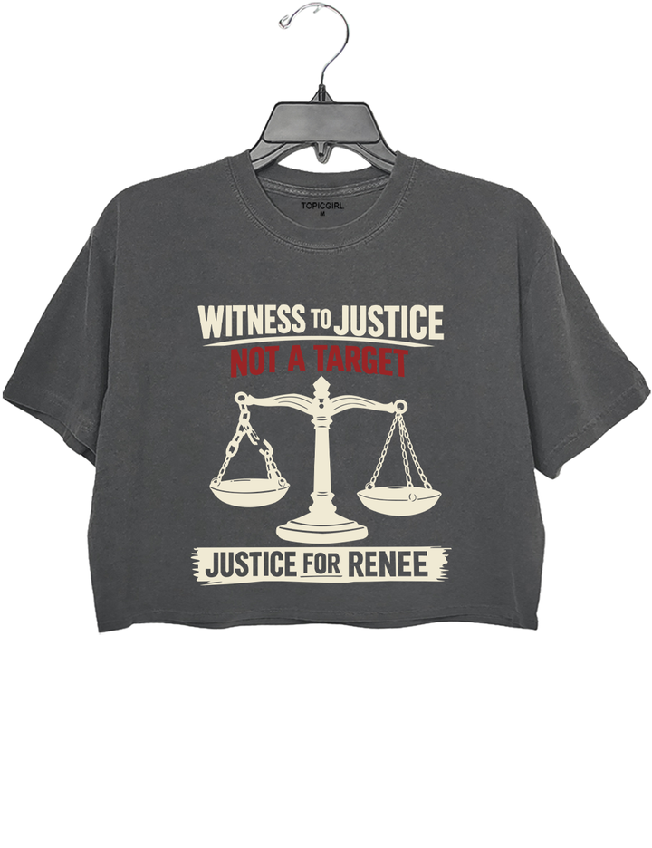 Justice For Renee Crop Top
