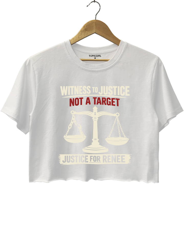 Justice For Renee Crop Top