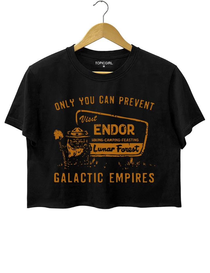 Only You Can Prevent Galatic Empires Crop Top