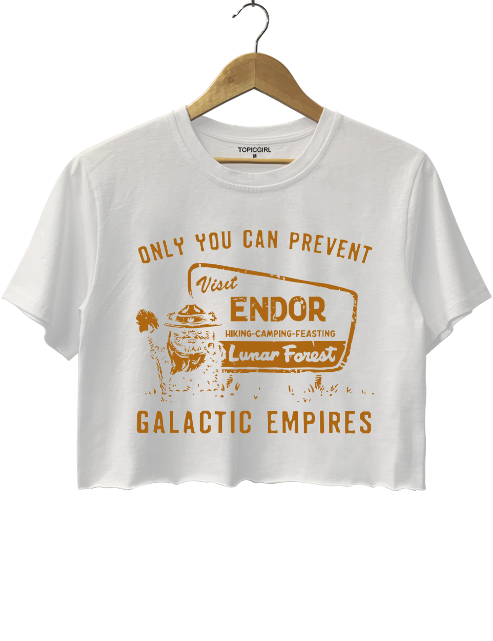 Only You Can Prevent Galatic Empires Crop Top