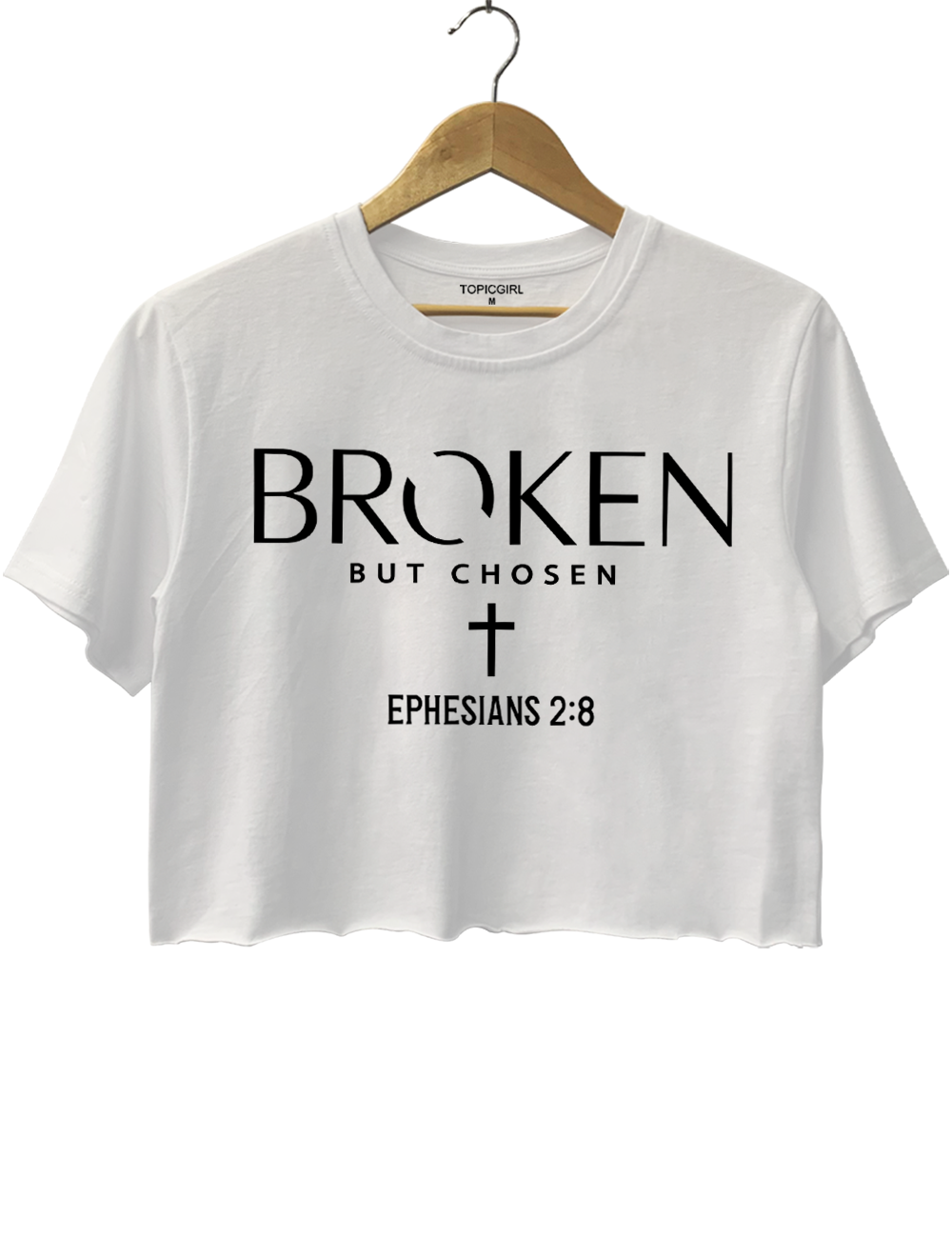 Broken But Chosen Crop Top