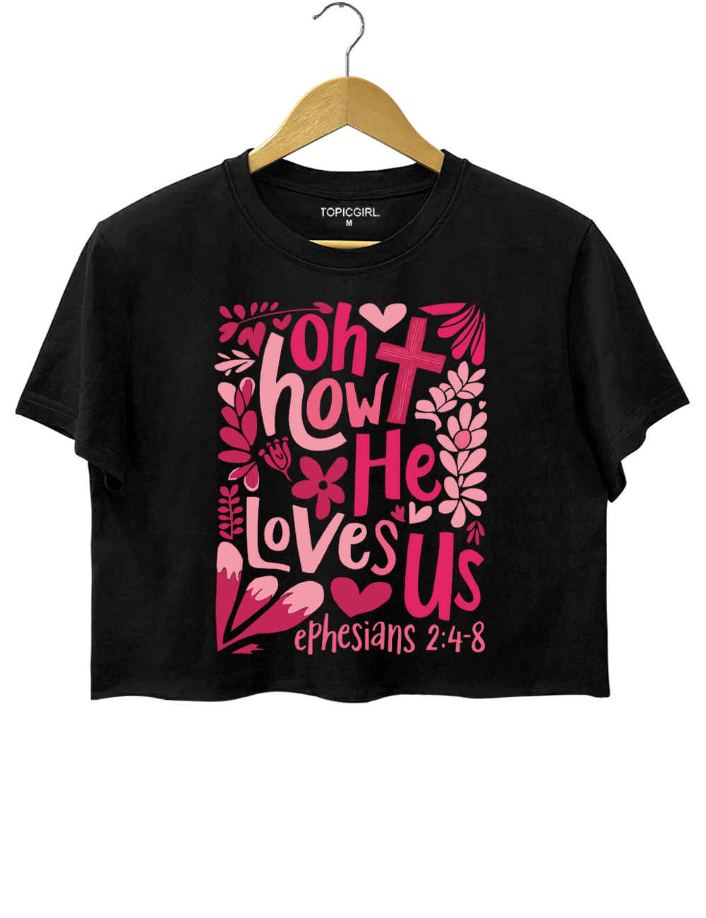 Oh How He Loves Us Crop Top