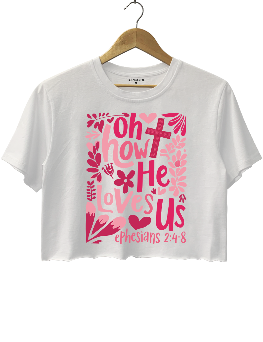 Oh How He Loves Us Crop Top