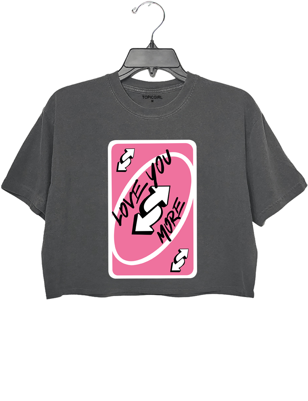 I Love You More Crop Top