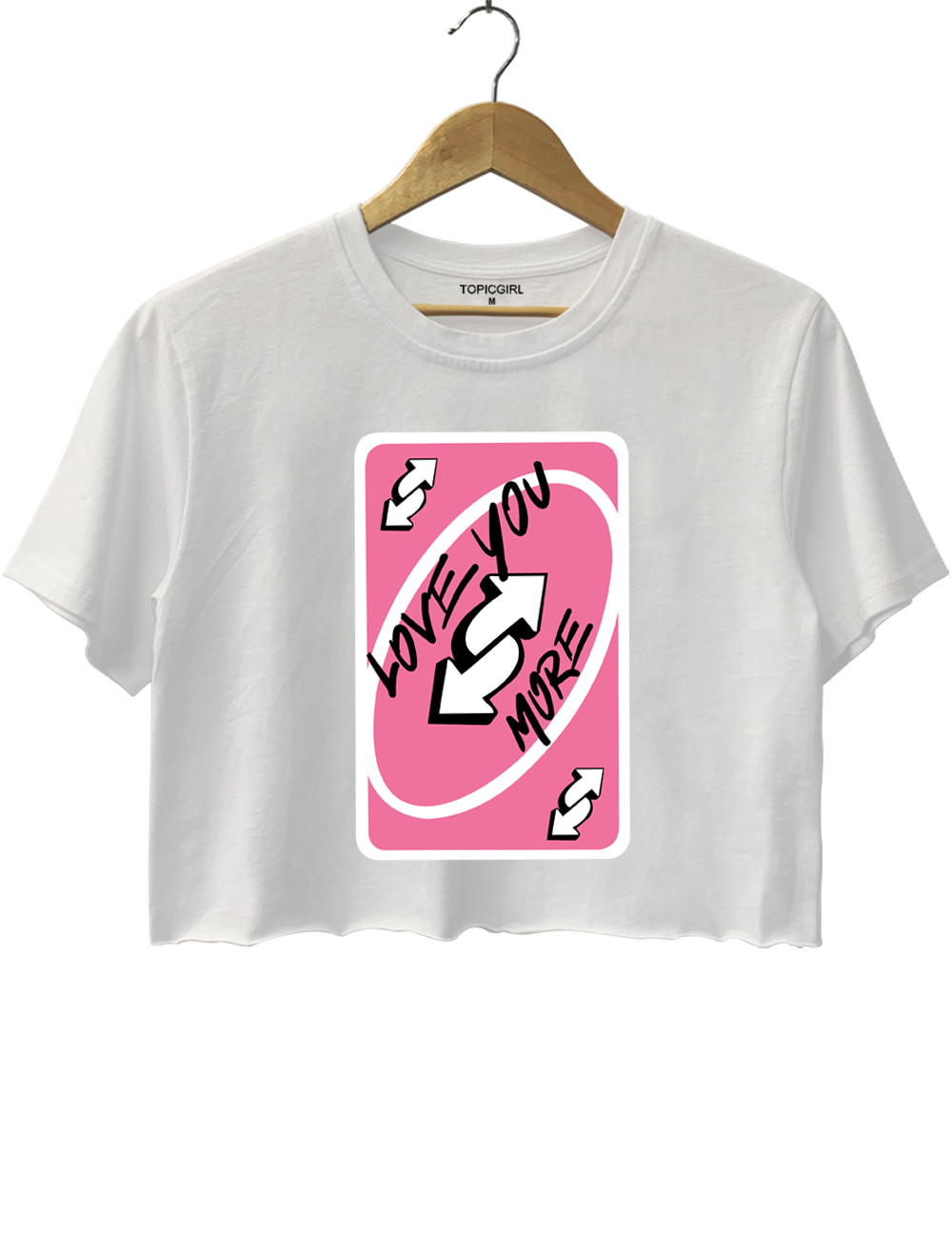 I Love You More Crop Top