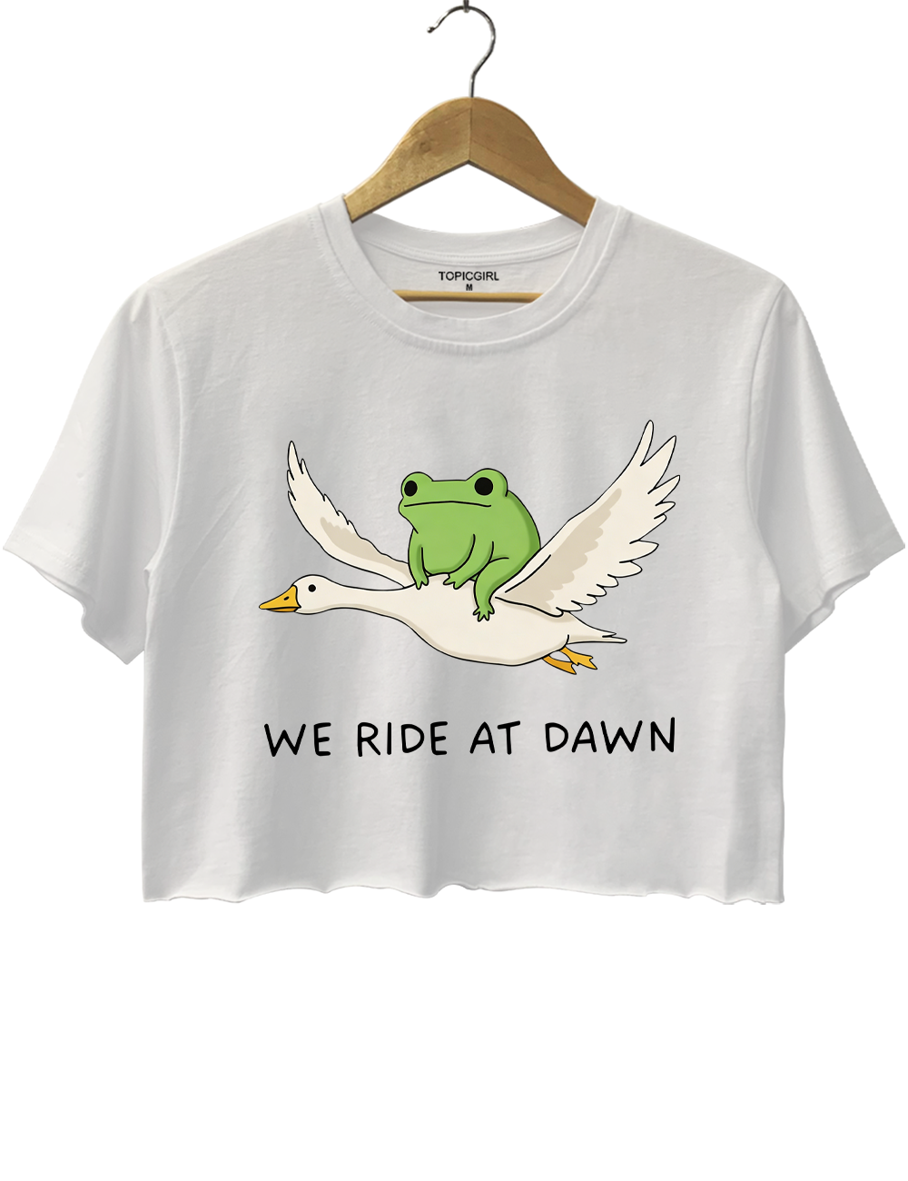 We Ride At Dawn Crop Top