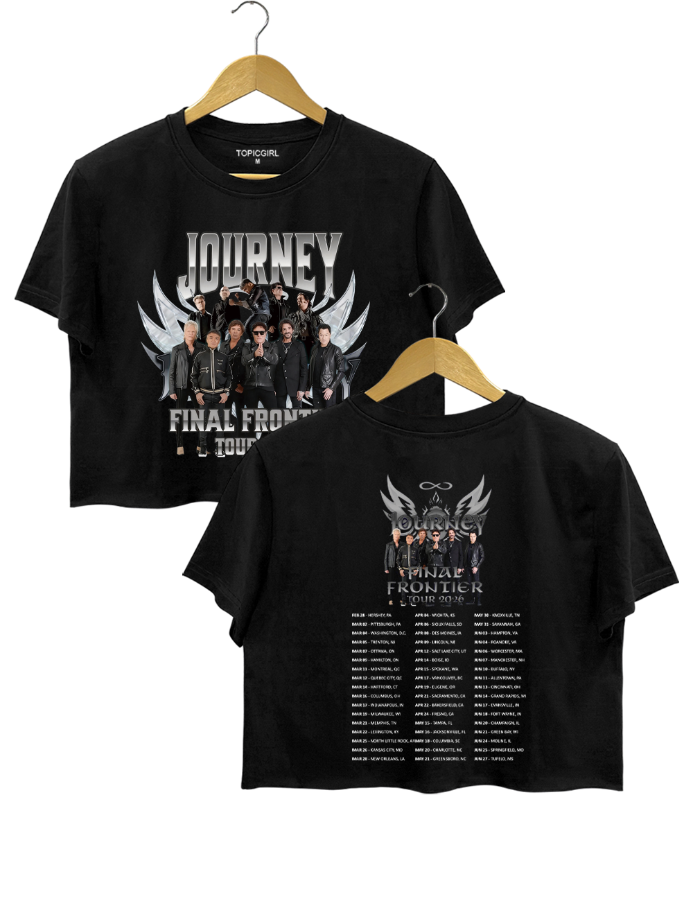 Journey Final Frontier Tour 2026 Crop Top