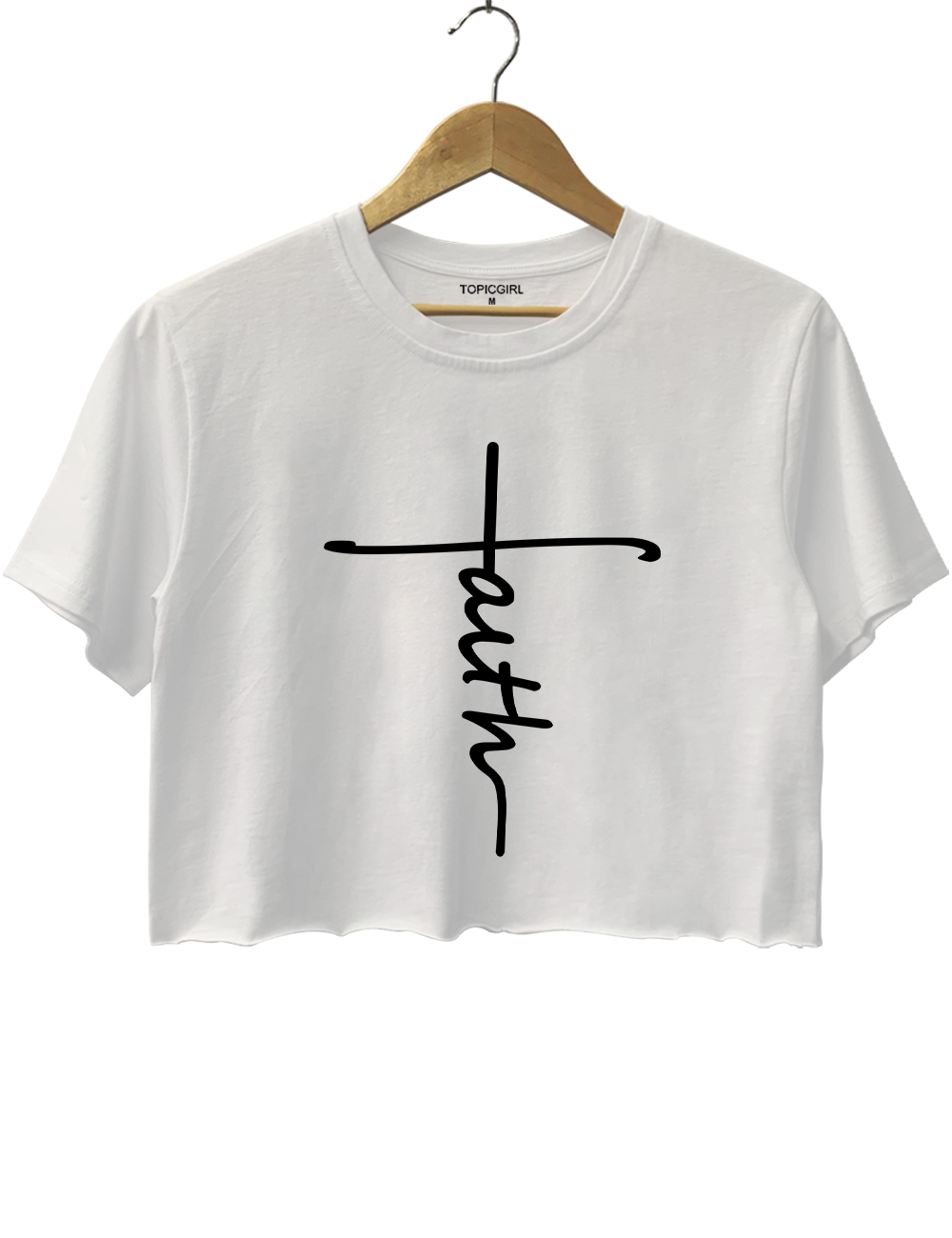 Faith In The Cross Crop Top